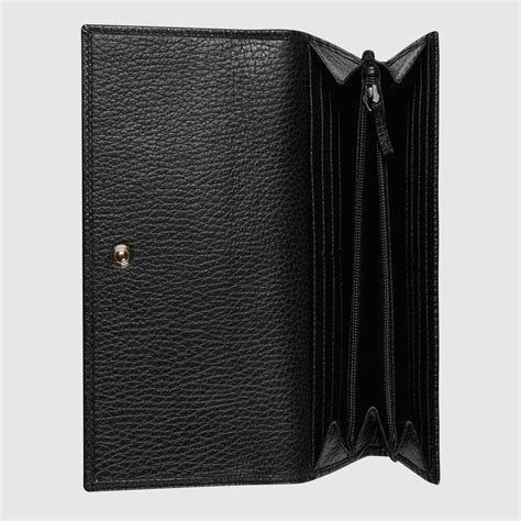 Gucci Wallet 354496 Swing Cowhide Calf Leather With Coin 